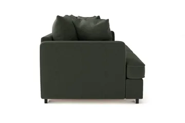 Rossita 3-seters Dyp Sofa i Kordfløyel - Mørkegrønn - Møbler - Sofaer - 3 seter sofa