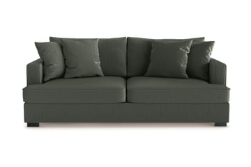 Rossita 3-seters Dyp Sofa i Kordfløyel - Mørkegrønn - Møbler - Sofaer - 3 seter sofa