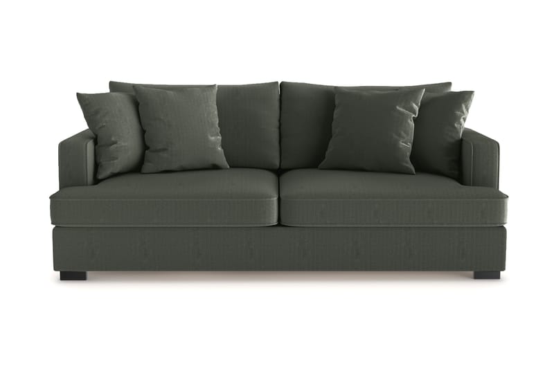 Rossita 3-seters Dyp Sofa i Kordfløyel - Mørkegrønn - Møbler - Sofaer - 3 seter sofa