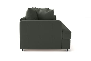 Rossita 3-seters Dyp Sofa i Kordfløyel - Mørkegrønn - Møbler - Sofaer - 3 seter sofa