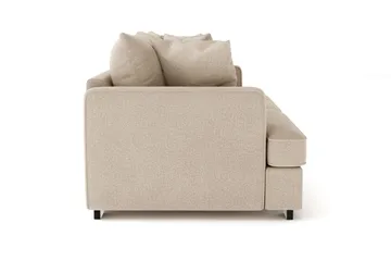 Rossita 3-seters Dyp Sofa i Stoff - Beige - Møbler - Sofaer - 3 seter sofa