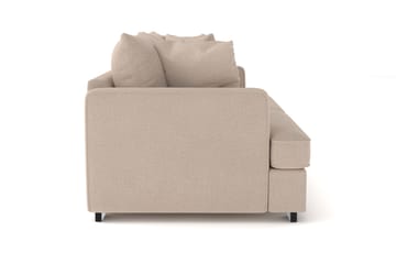 Rossita 3-seters Dyp Sofa i Stoff - Beige - Møbler - Sofaer - 3 seter sofa