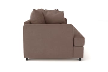 Rossita 3-seters Dyp Sofa i Stoff - Brun - Møbler - Sofaer - 3 seter sofa
