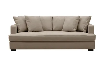 Rossita 3-seters Dyp Sofa med Hel Pute i Stoff