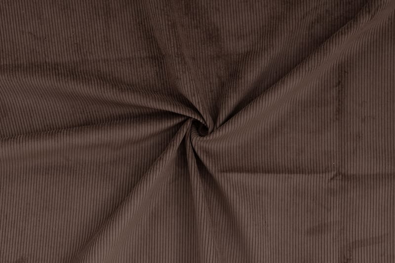 Rossita 3-seters Dyp Sofa med Hel Pute i Kordfløyel - Brun - Møbler - Sofaer - 3 seter sofa