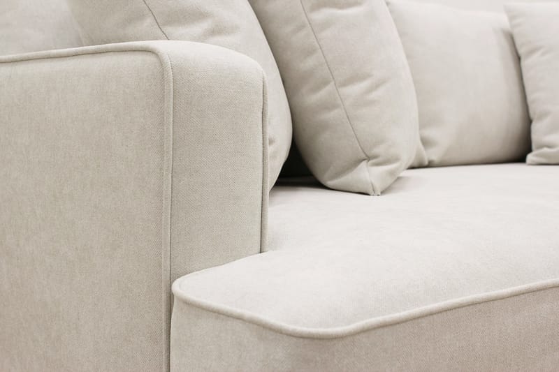 Rossita 3-seters Dyp Stoffsofa - Beige - Møbler - Sofaer - 3 seter sofa