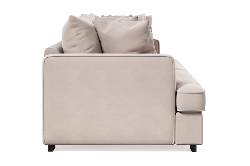 Rossita 4-seters Dyp Fløyelssofa - Beige - Møbler - Sofaer - Fløyelssofaer
