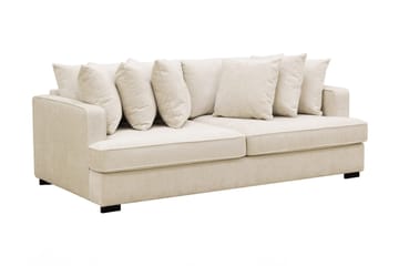 Rossita 4-seters Dyp Sofa i Chenille - Trenza 06, Beige Chenille - Møbler - Sofaer - 4 seter sofa