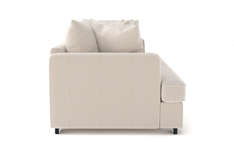 Rossita 4-seters Dyp Sofa i Kordfløyel - Beige - Møbler - Sofaer - 4 seter sofa