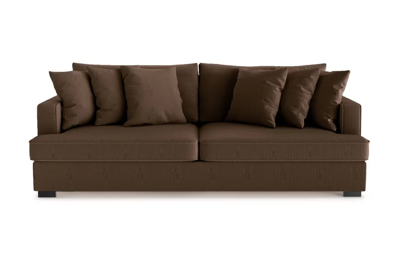 Rossita 4-seters Dyp Sofa i Kordfløyel, Brun