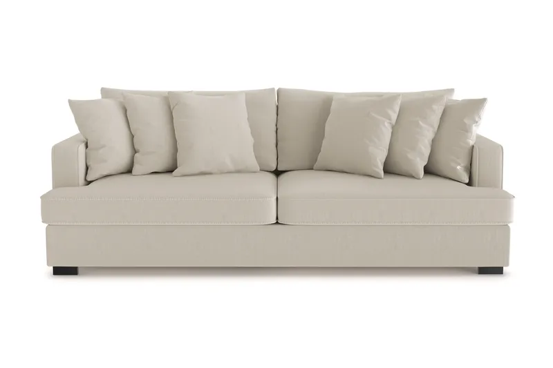Rossita 4-seters Dyp Sofa i Kordfløyel, Greige