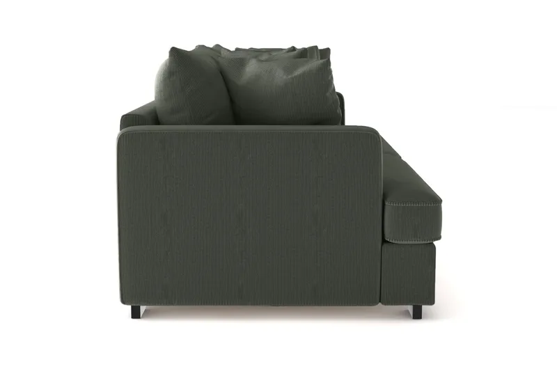 Rossita 4-seters Dyp Sofa i Kordfløyel - Mørkegrønn - Møbler - Sofaer - 4 seter sofa