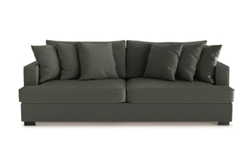 Rossita 4-seters Dyp Sofa i Kordfløyel - Mørkegrønn - Møbler - Sofaer - 4 seter sofa