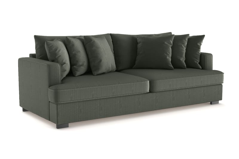 Rossita 4-seters Dyp Sofa i Kordfløyel - Mørkegrønn - Møbler - Sofaer - 4 seter sofa