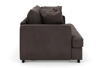 Rossita 4-seters Dyp Sofa i Kordfløyel - Taupe - Møbler - Sofaer - Fløyelssofaer