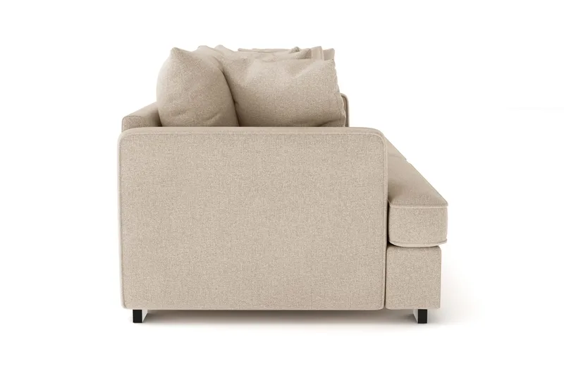 Rossita 4-seters Dyp Sofa i Stoff - Beige - Møbler - Sofaer - 4 seter sofa