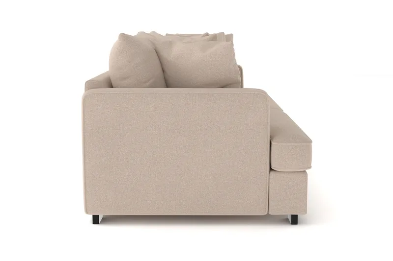 Rossita 4-seters Dyp Sofa i Stoff - Beige - Møbler - Sofaer - 4 seter sofa