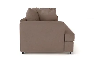 Rossita 4-seters Dyp Sofa i Stoff - Brun - Møbler - Sofaer - 4 seter sofa