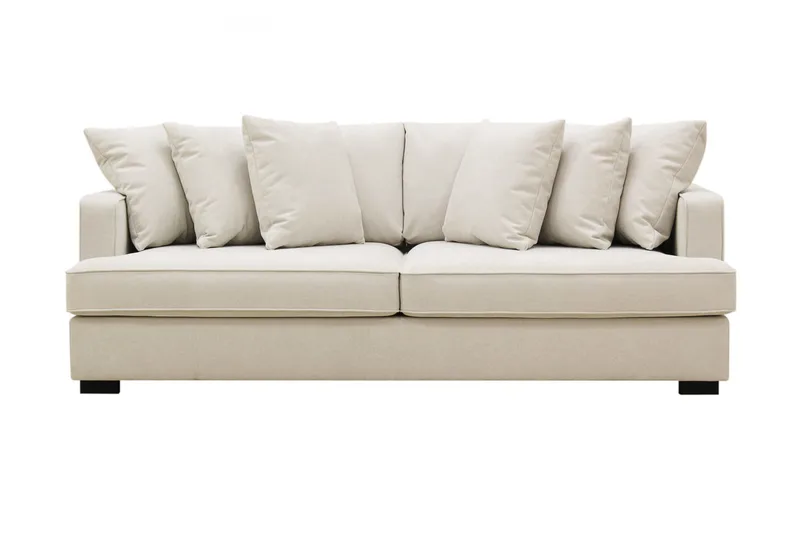 Rossita 4-seters Dyp Stoffsofa, Beige