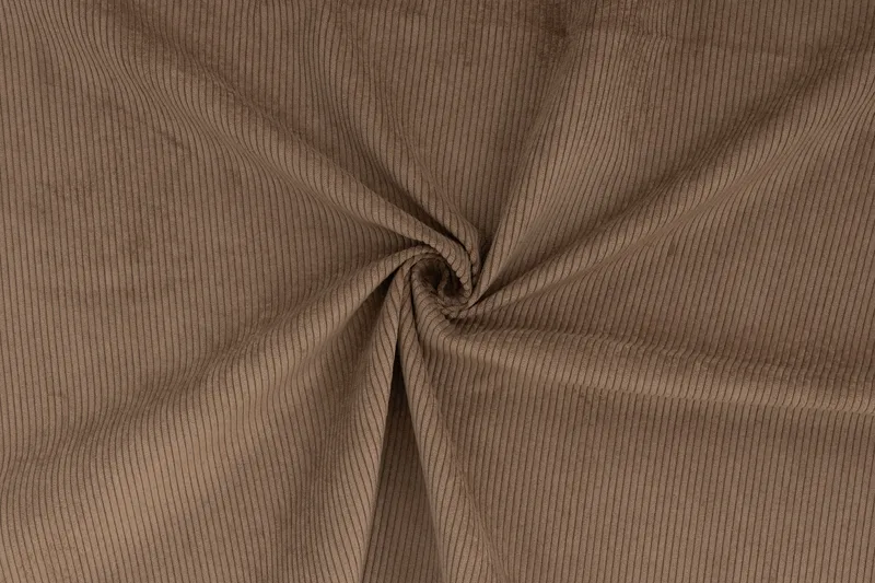 Rossita 4-seters Venstrevendt L-formet Dyp Sjeselongsofa i Kordfløyel - Brun - Møbler - Sofaer - Sofaer med sjeselong - 4 seters sofa med divan