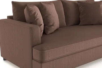 Rossita Dyp 3-seter fløyelssofa hel pute - Møbler - Sofaer - 3 seter sofa