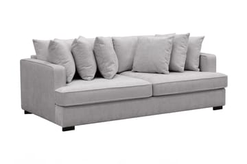 Rossita Dyp 4-seters sofa i chenille - Lys Grå - Møbler - Sofaer - 4 seter sofa