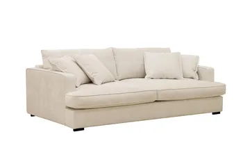 Rossita Lyx 2,5-seters ekstra dyp sofa i chenille - Beige - Møbler - Sofaer - 3 seter sofa