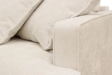 Rossita Lyx 2,5-seters ekstra dyp sofa i chenille - Beige - Møbler - Sofaer - 3 seter sofa