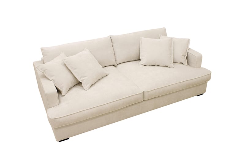 Rossita Lyx 2,5-seters ekstra dyp sofa i chenille - Beige - Møbler - Sofaer - 3 seter sofa