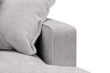 Rossita Lyx 2,5-seters ekstra dyp sofa i chenille - Grå - Møbler - Sofaer - 3 seter sofa
