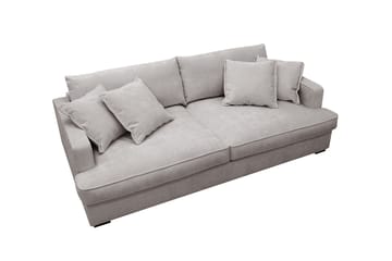 Rossita Lyx 2,5-seters ekstra dyp sofa i chenille - Grå/Brun - Møbler - Sofaer - 3 seter sofa