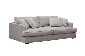 Rossita Lyx 2,5-seters ekstra dyp sofa i chenille - Grå/Brun - Møbler - Sofaer - 3 seter sofa