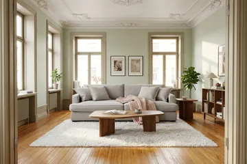 Rossita Lyx 2,5-seters ekstra dyp sofa i chenille - Trenza 08, Grå/Brun Chenille - Møbler - Sofaer - 3 seter sofa