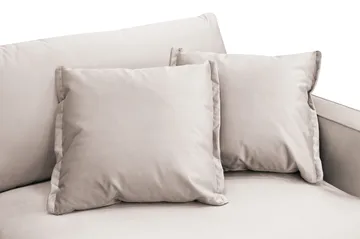 Rossita Lyx 2,5-seters ekstra dyp sofa i fløyel - Beige - Møbler - Sofaer - Fløyelssofaer