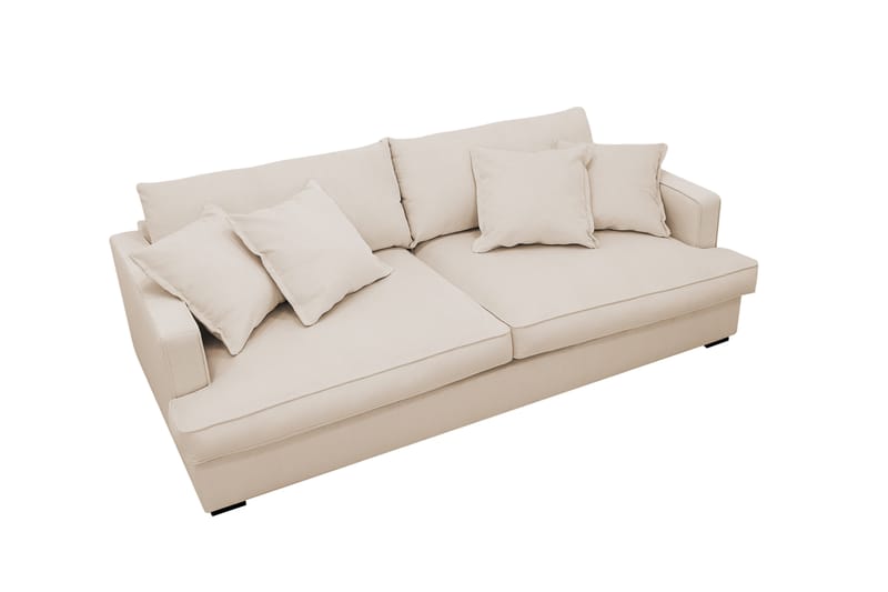 Rossita Lyx 2,5-seters ekstra dyp sofa i kordfløyel - Beige - Møbler - Sofaer - 3 seter sofa