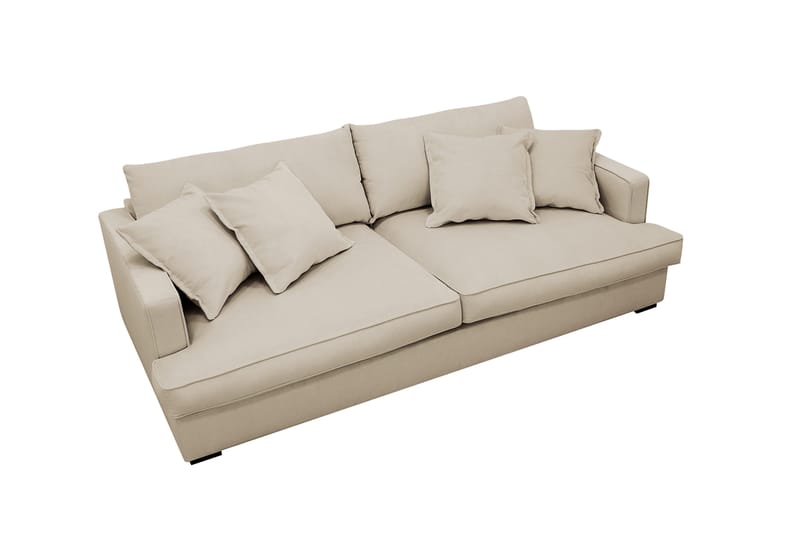 Rossita Lyx 2,5-seters ekstra dyp sofa i kordfløyel - Krem - Møbler - Sofaer - 3 seter sofa