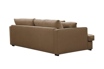 Rossita Lyx 2,5-seters ekstra dyp sofa i kordfløyel - Lysebrun - Møbler - Sofaer - 3 seter sofa