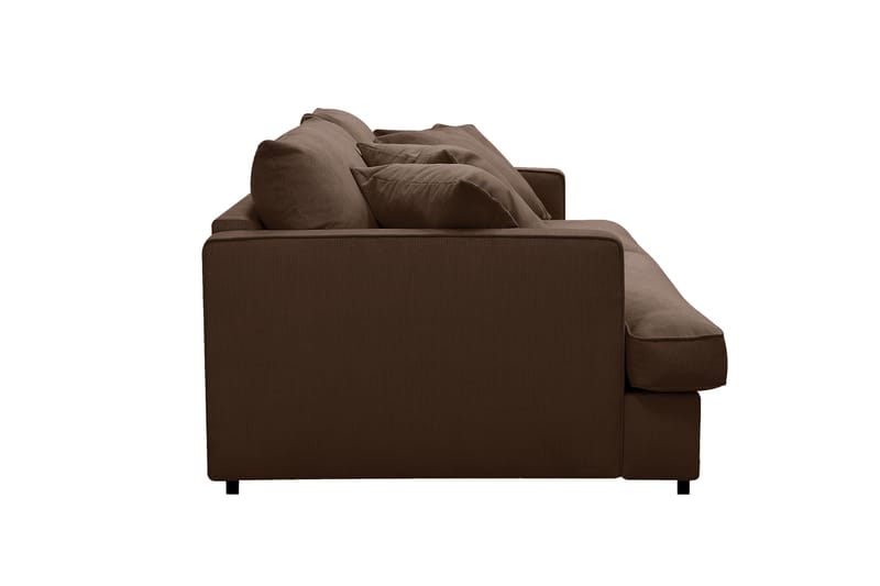 Rossita Lyx 2,5-seters ekstra dyp sofa i kordfløyel - Mørkebrun - Møbler - Sofaer - 3 seter sofa