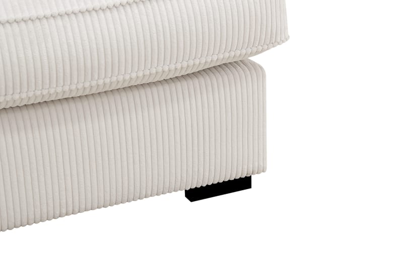 Rossita Lyx 2,5-seters ekstra dyp sofa i kordfløyel - Naturhvit - Møbler - Sofaer - 3 seter sofa