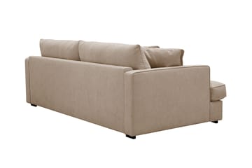 Rossita Lyx 2,5-seters ekstra dyp sofa i stoff - Lysebrun - Møbler - Sofaer - 3 seter sofa