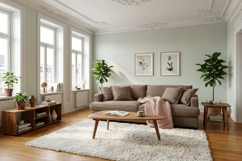 Rossita Lyx 2,5-seters ekstra dyp sofa i stoff - Mørkebrun - Møbler - Sofaer - 3 seter sofa