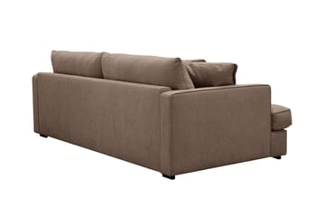 Rossita Lyx 2,5-seters ekstra dyp sofa i stoff - Mørkebrun - Møbler - Sofaer - 3 seter sofa