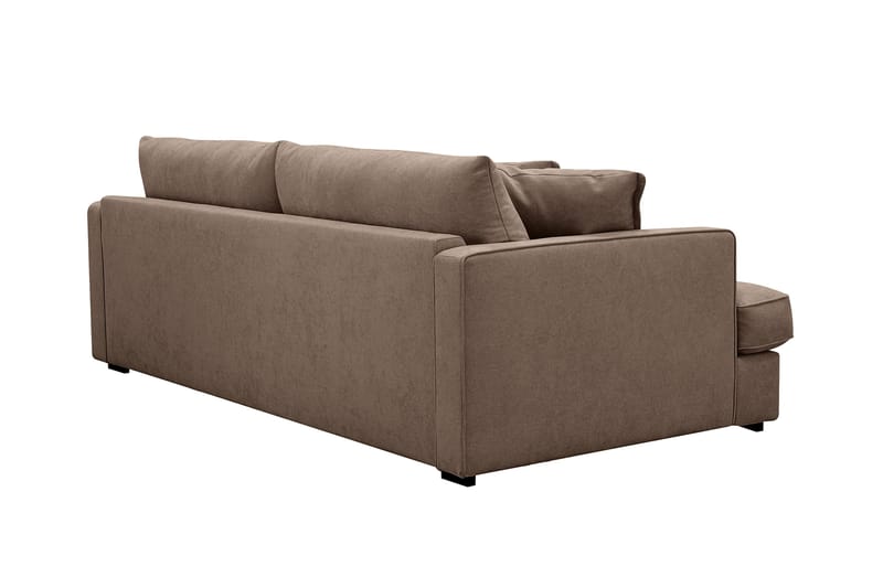 Rossita Lyx 2,5-seters ekstra dyp sofa i stoff - Mørkebrun - Møbler - Sofaer - 3 seter sofa