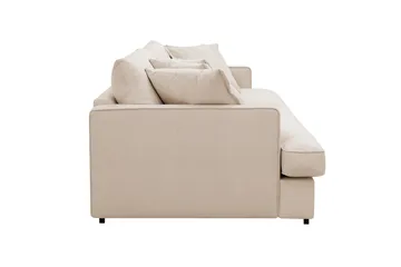 Rossita Lyx 3,5-seters Ekstra Dyp Sofa i Kordfløyel - Beige - Møbler - Sofaer - 4 seter sofa