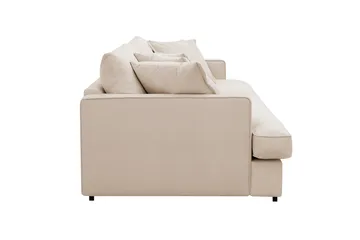 Rossita Lyx 3,5-seters Ekstra Dyp Sofa i Kordfløyel - Beige - Møbler - Sofaer - 4 seter sofa
