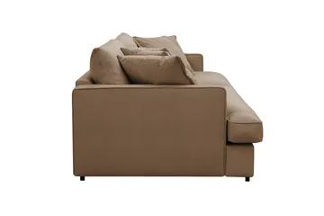 Rossita Lyx 3,5-seters Ekstra Dyp Sofa i Kordfløyel - Brun - Møbler - Sofaer - 4 seter sofa