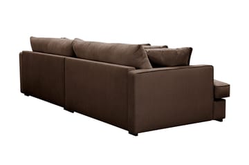 Rossita Lyx 3,5-seters Ekstra Dyp Sofa i Kordfløyel - Brun - Møbler - Sofaer - 4 seter sofa