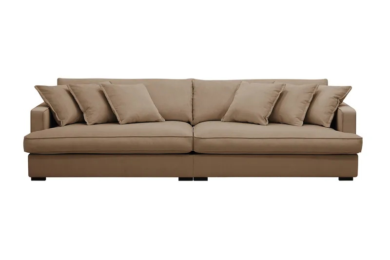 Rossita Lyx 3,5-seters Ekstra Dyp Sofa i Kordfløyel, Brun