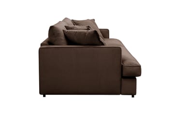 Rossita Lyx 3,5-seters Ekstra Dyp Sofa i Kordfløyel - Brun - Møbler - Sofaer - 4 seter sofa