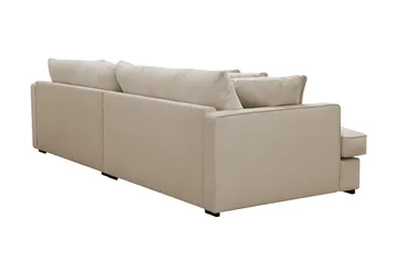 Rossita Lyx 3,5-seters Ekstra Dyp Sofa i Kordfløyel - Greige - Møbler - Sofaer - 4 seter sofa